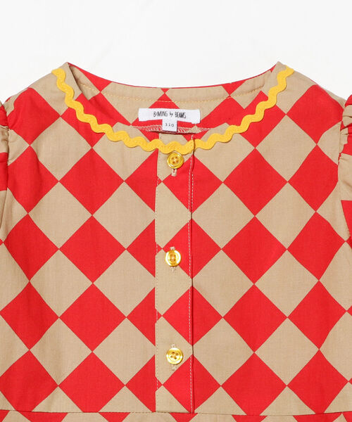 B:MING by BEAMS(ビーミングバイビームス)の「B:MING by BEAMS / ダイヤ柄 ワンピース(90~140cm)(ワンピース・キッズ・レッド/ネイビー・90/100/110/120/130/140)」の12枚目の写真