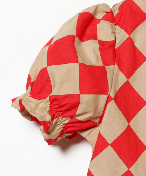 B:MING by BEAMS(ビーミングバイビームス)の「B:MING by BEAMS / ダイヤ柄 ワンピース(90~140cm)(ワンピース・キッズ・レッド/ネイビー・90/100/110/120/130/140)」の13枚目の写真