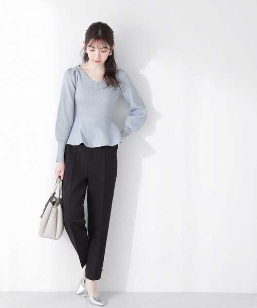PROPORTION BODY DRESSING(プロポーションボディドレッシング)の「テーパードパンツ / 1213130201(その他パンツ・レディース・ブラック/グレー・SMALL/MEDIUM/X-SMALL)」の2枚目の写真
