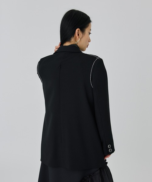 UNITED TOKYO(ユナイテッドトウキョウ)の「シトラス刺繍ステッチジャケット(テーラードジャケット・レディース・ブラック/グレー・FREE)」の17枚目の写真