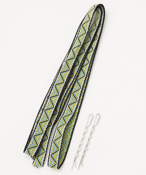 チャイハネ（チャイハネ）の「【チャイハネ】ジグザセットストリング（その他ヘアアクセサリー・レディース・ピンク/グレー/イエロー・FREE）」の7枚目の写真