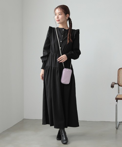 ALTROSE(アルトローズ)の「パールチェーン マルチショルダーバッグ お財布 スマホショルダー ミニ ポシェット パール(ショルダーバッグ・レディース・ピンク/パープル/イエロー/アイボリー/ブラック・FREE)」の22枚目の写真