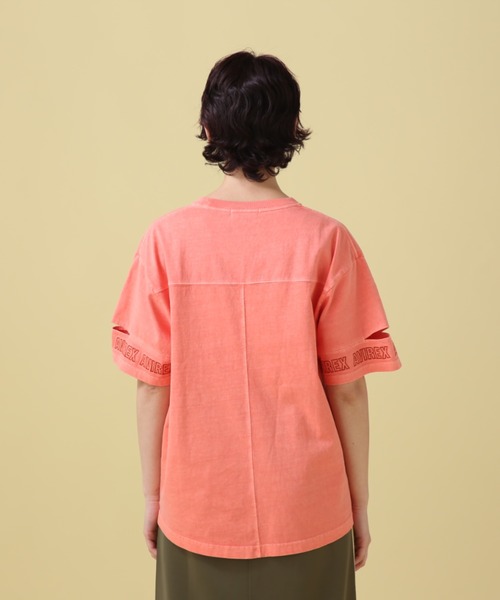 AVIREX（アヴィレックス）の「FADE WASH CUFFS OPEN EMBROIDERY