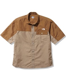 THE NORTH FACE | THE NORTH FACE/ザ・ノース・フェイス ショートスリーブヌプシシャツ 撥水/ワンポイント 半袖シャツ NR22331(シャツ/ブラウス)