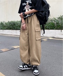 タクティカル ワイドストレート バルーンカーゴパンツ