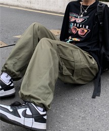 NEW GENTLEMAN | タクティカル ワイドストレート バルーンカーゴパンツ(カーゴパンツ)