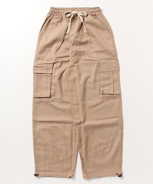 NEW GENTLEMAN（ニュージェントルマン）の「タクティカル ワイドストレート バルーンカーゴパンツ（カーゴパンツ・メンズ・ブラック/ベージュ/オリーブ・S/M/L）」の5枚目の写真