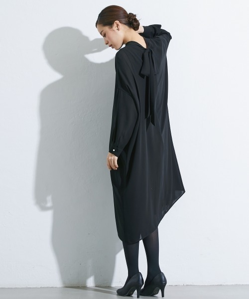 Callarus Black Formal(カラルスブラックフォーマル)の「【販売終了】喪服・礼服|日本製生地|洗える|防しわ(イージーケア)|リボン|ワンピース|ひざ丈|きれいめ|<Callarus>(スーツセット・レディース・ブラック・LL/3L/M/L/4L/5L)」の22枚目の写真