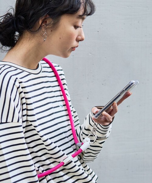 FREAK'S STORE（フリークスストア）の「YOSEMITE STRAP/ヨセミテストラップ YOSEMITE STRAP WHITE EDITION（スマホグッズ・レディース・ブラック/オリーブ/ピンク/シルバー/オレンジ/ライトグレー/レモンイエロー/ベージュ/ダークグレー・ONE SIZE）」の7枚目の写真