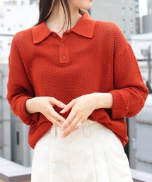 THE SHINZONE/シンゾーン ウォーターマーク ポロニット WATERMARK POLO KNIT 23MMSNI01