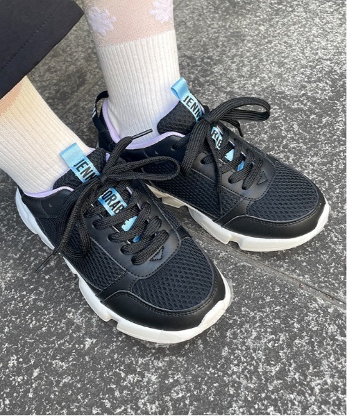 JENNI(ジェニィ)の「ロゴテープスニーカー(スニーカー・キッズ・オフホワイト/ブラック/ラベンダー・24cm/21cm/23cm/20cm/22cm)」の19枚目の写真