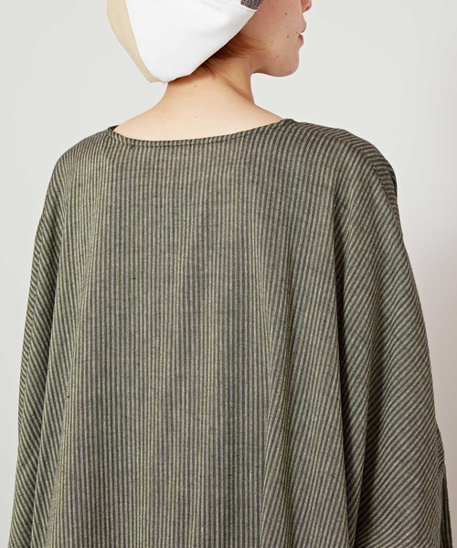 チャイハネ(チャイハネ)の「【チャイハネ】チャキロングスリットワンピース(ワンピース・レディース・ブルー/カーキ/ブラック/ブラウン/ナチュラル/グリーン/レッド・FREE)」の19枚目の写真