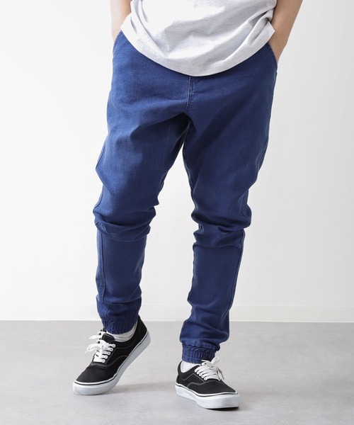 ZIP FIVE（ジップファイブ）の「【ZIP FIVE】 デニム / チノ テーパード スキニー ストレッチ ジョガーパンツ（デニムパンツ・メンズ・ブラック/ベージュ/カーキ/サックスブルー/ブルー/ブラック系・SMALL/MEDIUM/LARGE/X-LARGE）」の6枚目の写真