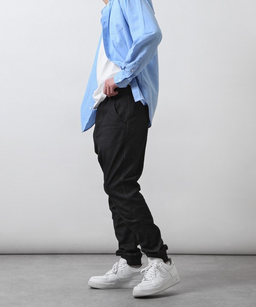 ZIP FIVE（ジップファイブ）の「【ZIP FIVE】 デニム / チノ テーパード スキニー ストレッチ ジョガーパンツ（デニムパンツ・メンズ・ブラック/ベージュ/カーキ/サックスブルー/ブルー/ブラック系・SMALL/MEDIUM/LARGE/X-LARGE）」の20枚目の写真