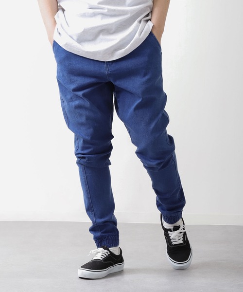 ZIP FIVE（ジップファイブ）の「【ZIP FIVE】 デニム / チノ テーパード スキニー ストレッチ ジョガーパンツ（デニムパンツ・メンズ・ブラック/ベージュ/カーキ/サックスブルー/ブルー/ブラック系・SMALL/MEDIUM/LARGE/X-LARGE）」の17枚目の写真