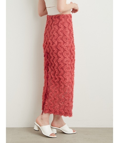 LILY BROWN（リリーブラウン）の「バックリボンフリル2wayスカート