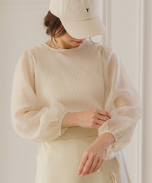 flower | シアーバブルトップ(シャツ/ブラウス)