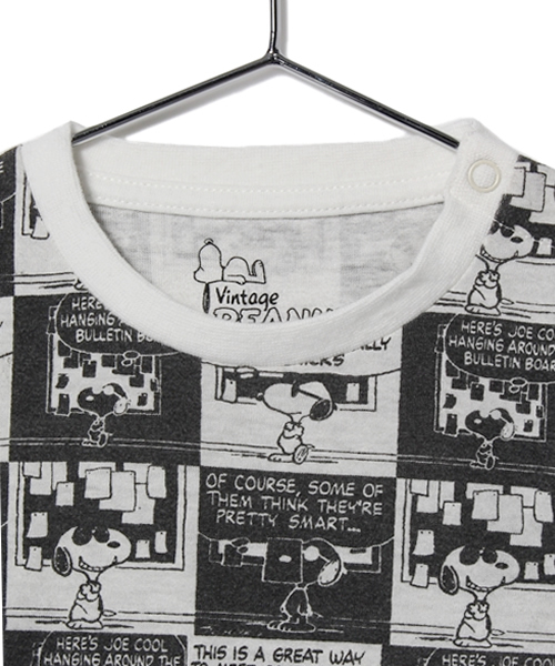 CIAOPANIC TYPY(チャオパニックティピー)の「ピーナッツコラボコミック(Tシャツ/カットソー・キッズ・ホワイト/グレー・105/135/115/125/95)」の3枚目の写真