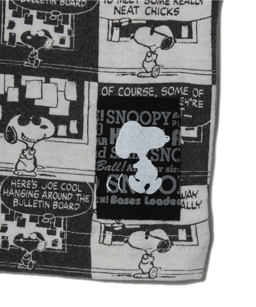 CIAOPANIC TYPY(チャオパニックティピー)の「ピーナッツコラボコミック(Tシャツ/カットソー・キッズ・ホワイト/グレー・105/135/115/125/95)」の6枚目の写真