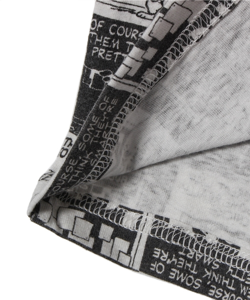 CIAOPANIC TYPY(チャオパニックティピー)の「ピーナッツコラボコミック(Tシャツ/カットソー・キッズ・ホワイト/グレー・105/135/115/125/95)」の8枚目の写真