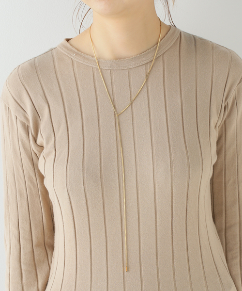 SASKIA DIEZ/サスキア ディツ】FRINGE NECKLACE ON1（ゴールド
