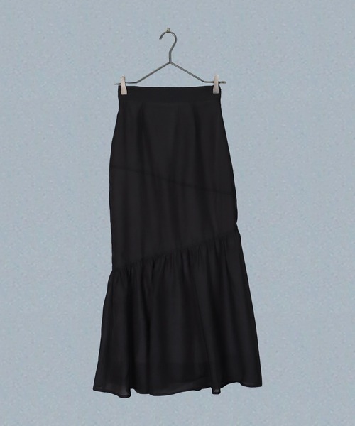 &g'aime(アンジェム)の「【&g’aime】シアーマーメイドスカート(スカート・レディース・ブラック/グレイッシュベージュ・FREE)」の17枚目の写真