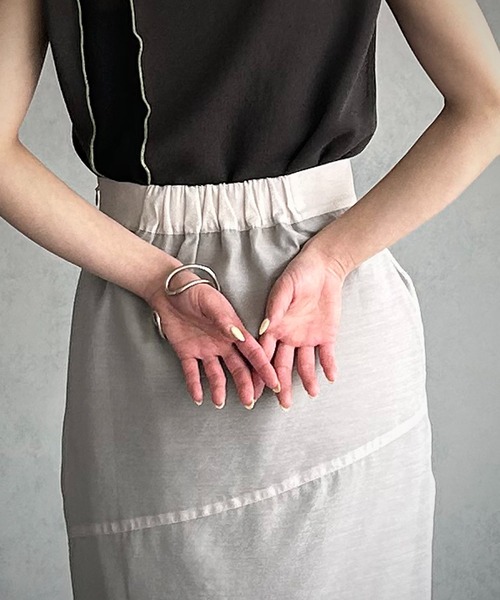 &g'aime(アンジェム)の「【&g’aime】シアーマーメイドスカート(スカート・レディース・ブラック/グレイッシュベージュ・FREE)」の16枚目の写真