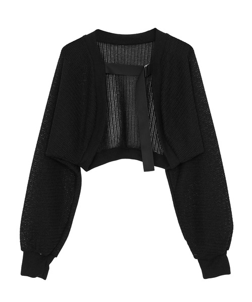 Figments（フィグメンツ）の「サマーニットボレロ（カーディガン/ボレロ・レディース・ホワイト/ブラック・FREE）」の11枚目の写真