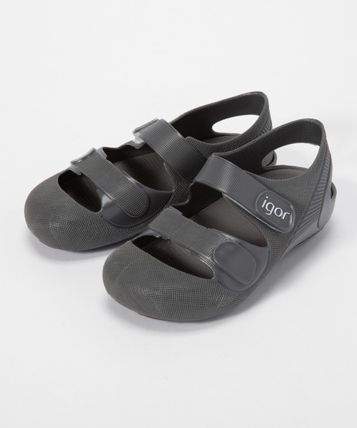 igor（イゴール）の「igor BONDI SOLID イゴール ボンディ ソリッド サンダル（サンダル・キッズ・ベビーピンク/ローズ/ホワイト/グレー系1/ネイビー/ブラウン/カーキ/ライトブラウン/グレー・14.5㎝/18.5cm/13cm/16cm/20cm/15cm/16.5cm/14cm/12.5cm/12cm/19cm/17cm/18cm）」の4枚目の写真