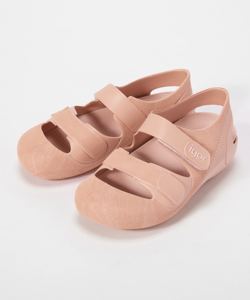 igor（イゴール）の「igor BONDI SOLID イゴール ボンディ ソリッド サンダル（サンダル・キッズ・ベビーピンク/ローズ/ホワイト/グレー系1/ネイビー/ブラウン/カーキ/ライトブラウン/グレー・14.5㎝/18.5cm/13cm/16cm/20cm/15cm/16.5cm/14cm/12.5cm/12cm/19cm/17cm/18cm）」の9枚目の写真