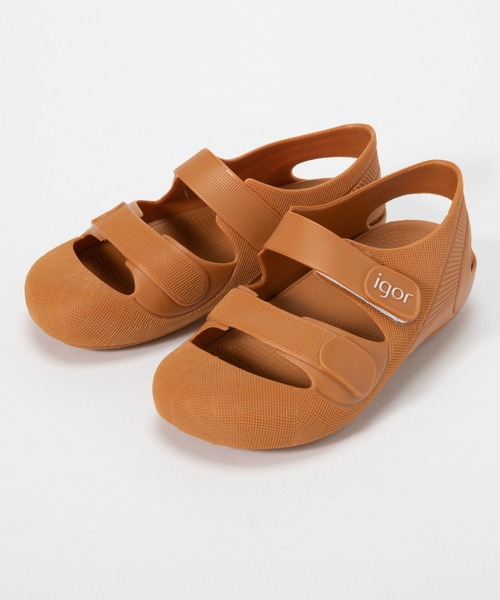 igor（イゴール）の「igor BONDI SOLID イゴール ボンディ ソリッド サンダル（サンダル・キッズ・ベビーピンク/ローズ/ホワイト/グレー系1/ネイビー/ブラウン/カーキ/ライトブラウン/グレー・14.5㎝/18.5cm/13cm/16cm/20cm/15cm/16.5cm/14cm/12.5cm/12cm/19cm/17cm/18cm）」の6枚目の写真