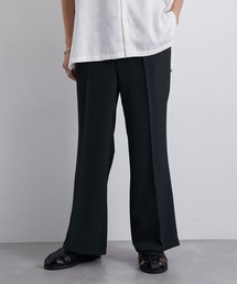 JUNRED | セットアップ対応 / トロミタックワイドフレアパンツ(スラックス)