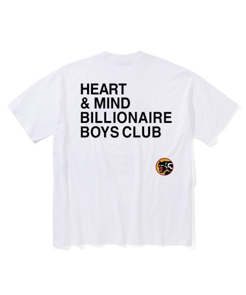 BILLIONAIRE BOYS CLUB(ビリオネア・ボーイズ・クラブ)の「COTTON T-SHIRT HEART & MIND(Tシャツ/カットソー・メンズ・ネイビー/ピンク/ホワイト/ブラック・LARGE/X-LARGE/MEDIUM/SMALL)」の5枚目の写真