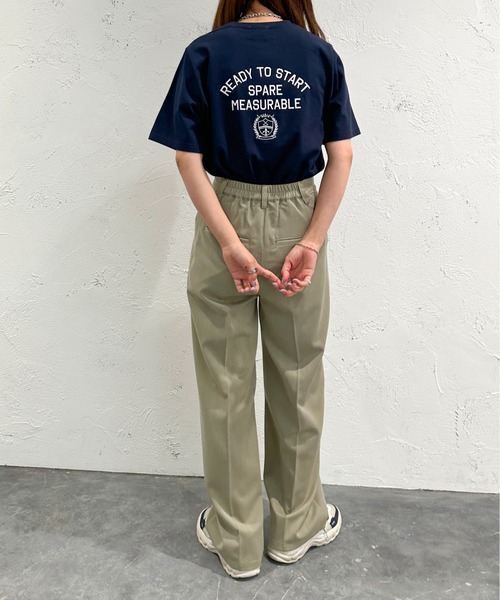 apres jour mignon（アプレジュールミニョン）の「アソートシュエットTシャツ２【ZOZOTOWN限定アイテム】（Tシャツ/カットソー・レディース・ホワイト系その他2/ナチュラル/ベージュ系その他/ブラック系その他/ホワイト系その他/オフホワイト/グリーン/ブラック/ネイビー・フリー/X-LARGE）」の17枚目の写真