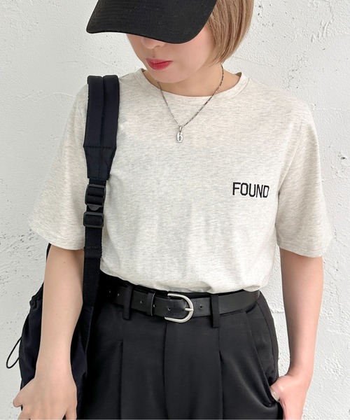 apres jour mignon（アプレジュールミニョン）の「アソートシュエットTシャツ２【ZOZOTOWN限定アイテム】（Tシャツ/カットソー・レディース・ホワイト系その他2/ナチュラル/ベージュ系その他/ブラック系その他/ホワイト系その他/オフホワイト/グリーン/ブラック/ネイビー・フリー/X-LARGE）」の14枚目の写真