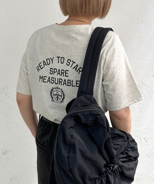 apres jour mignon（アプレジュールミニョン）の「アソートシュエットTシャツ２【ZOZOTOWN限定アイテム】（Tシャツ/カットソー・レディース・ホワイト系その他2/ナチュラル/ベージュ系その他/ブラック系その他/ホワイト系その他/オフホワイト/グリーン/ブラック/ネイビー・フリー/X-LARGE）」の12枚目の写真
