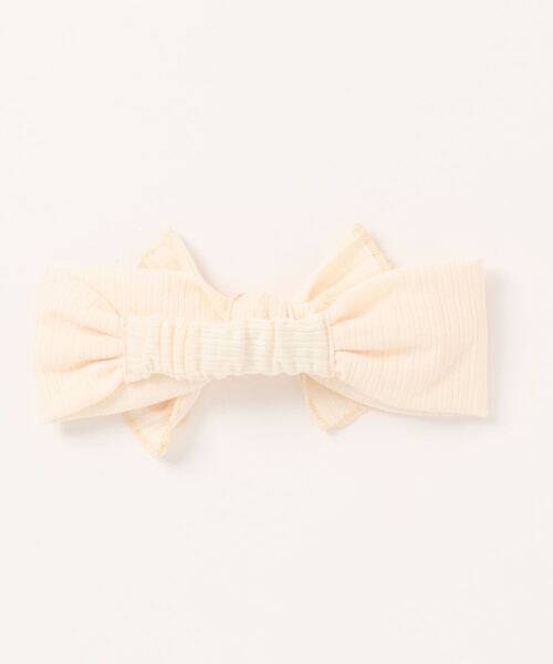 petit main（プティマイン）の「リボンヘアバンド（その他ヘアアクセサリー・キッズ・ライトピンク/アイボリー/ライトグリーン・FREE）」の4枚目の写真