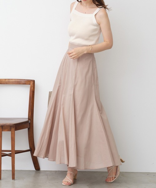 one after another NICE CLAUP(ワンアフターアナザーナイスクラップ)の「配色ニットタンクトップ(タンクトップ・レディース・アイボリー/オフホワイト/ピンク/ホワイト×ブラック・FREE)」の22枚目の写真