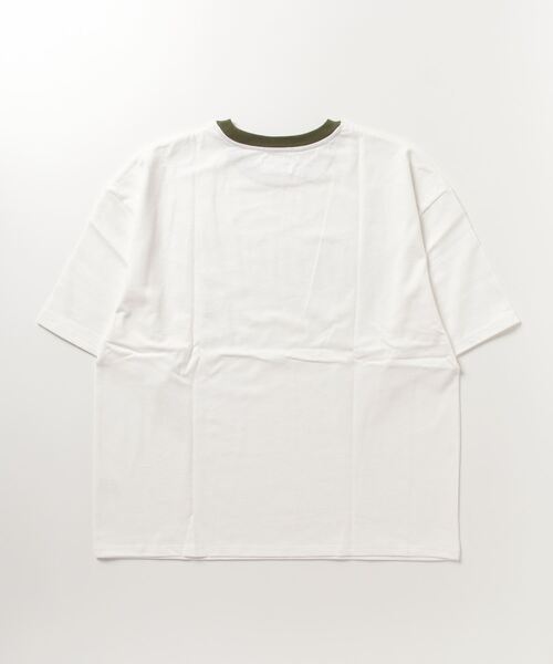 WudgeBoy（ワッジボーイ）の「WUDGE BOY 1018 T-shirt（Tシャツ/カットソー・レディース・ネイビー/グレー/オフホワイト/カーキ・MEDIUM/LARGE）」の15枚目の写真