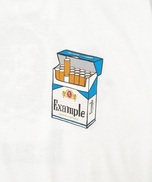 EXAMPLE(エグザンプル)の「EXAMPLE CIGARETTES S/S TEE(Tシャツ/カットソー・メンズ・ホワイト/ブラック・XXL/XL/M/L)」の14枚目の写真