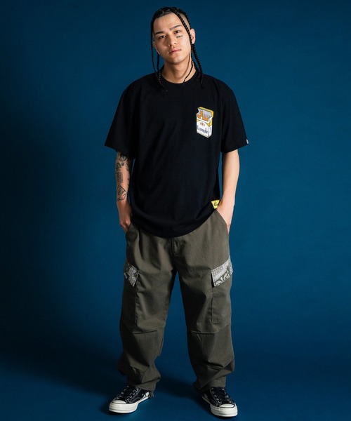 EXAMPLE(エグザンプル)の「EXAMPLE CIGARETTES S/S TEE(Tシャツ/カットソー・メンズ・ホワイト/ブラック・XXL/XL/M/L)」の5枚目の写真