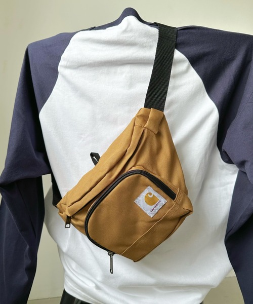 Carhartt（カーハート）の「Carhartt(カーハート)/クラシック ウエストバッグ ボディバッグ メッセンジャーバッグ Classic Waist Pack（ボディバッグ/ウエストポーチ・メンズ・ブラウン/グレー/ネイビー/ブラック・FREE）」の21枚目の写真