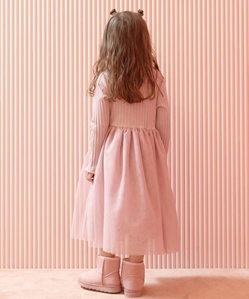 セール】チュールドッキングワンピース（ワンピース）｜Lycee mine