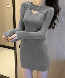 ニットワンピース