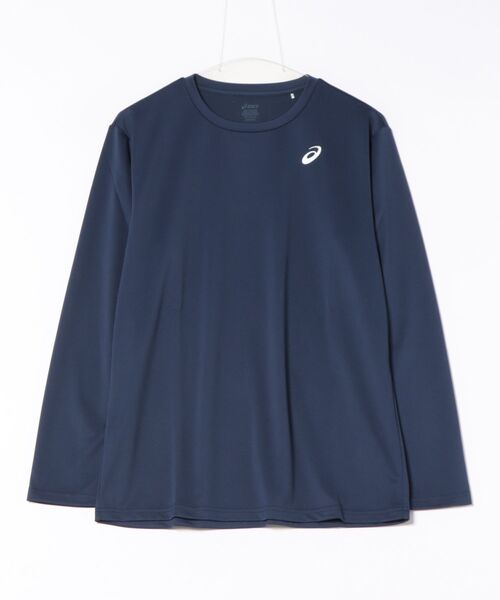 ASICS(アシックス)の「《ASICS》ドライポイント長袖Tシャツ(Tシャツ/カットソー・メンズ・ブラック×ホワイト/ホワイト/ブラック×ゴールド/ブルー系その他/ネイビー・M/L/XL/S)」の5枚目の写真