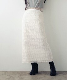 CODE A | CODE A ｜ feather long skirt(スカート)