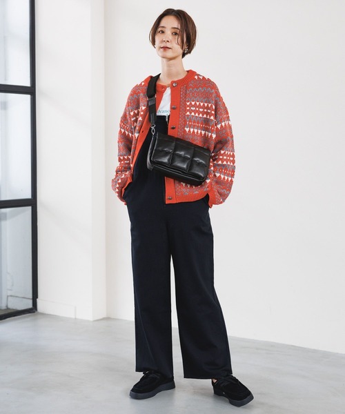 LEPSIM（レプシィム）の「5ゲージチロルカーディガン　971253（カーディガン/ボレロ・レディース・レッド/ブラック/ブラウン/ブルー・FREE）」の9枚目の写真