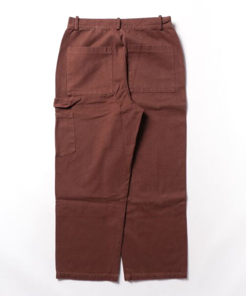 aimoha（アイモハ）の「aimoha outdoor ユニセックス スビンテージ風　ワイド ストレートパンツ（スラックス・レディース・ブラック/ベージュ/チョコ・LARGE/X-LARGE/MEDIUM）」の4枚目の写真