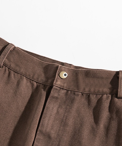 aimoha（アイモハ）の「aimoha outdoor ユニセックス スビンテージ風　ワイド ストレートパンツ（スラックス・レディース・ブラック/ベージュ/チョコ・LARGE/X-LARGE/MEDIUM）」の20枚目の写真