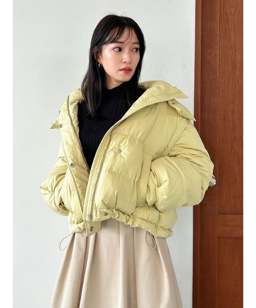 dazzlin（ダズリン）の「ウォーミーシアーインナーニットトップス（ニット/セーター・レディース・グレー/ブラック/ピンク/グリーン・FREE）」の17枚目の写真